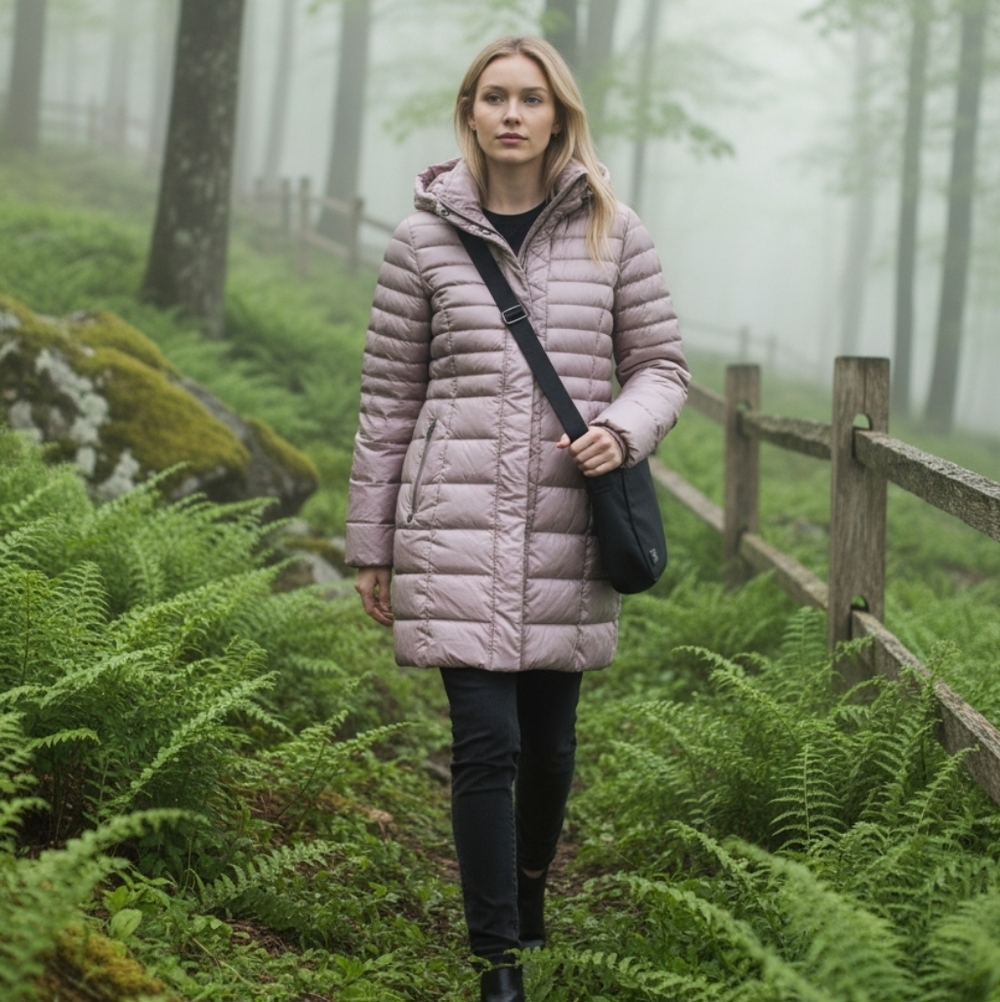 EUC Kenneth Cole Blush Puffer Coat